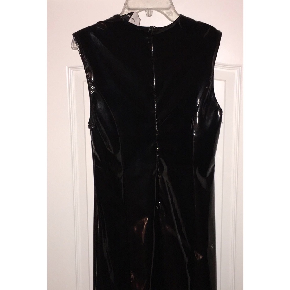 Latex (patent leather) dress